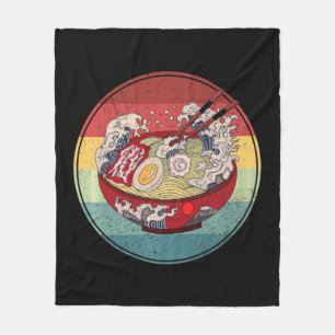 Cobertor De Velo Ramen Retro Style Vintage Anime Gift Girl Japonês