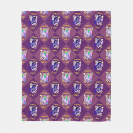 Cobertor De Velo Rampant Cute Unicorn Renaissance Fleece Blanket
