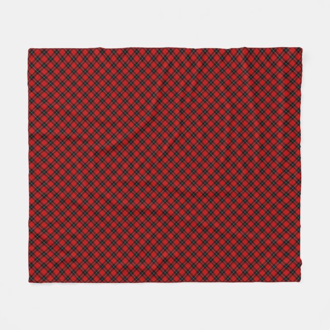Cobertor De Velo Ramsay tartan red xadrez (Frente (Horizontal))