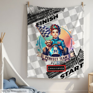 Cobertor De Velo Rapidez desportiva Carro de Blanket Racing Pequeno