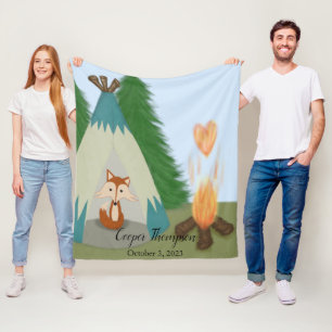 Cobertor De Velo Raposa Solitária