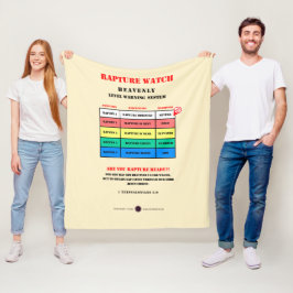 Cobertor De Velo Rapture Alert Levels