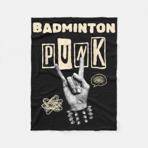 Cobertor De Velo Raquete de Badminton Punk Rock N Roll Esporte de P