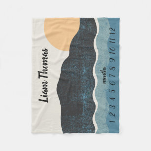 Cobertor De Velo Rastreador de Crescimento Mensal da Nature Scenera