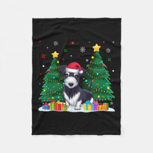 Cobertor De Velo Rat Terrier Dog Absorve Santa Hat Ugly Christmas S