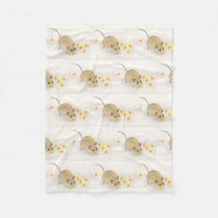 Cobertor De Velo Rato com Candy Corns