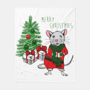 Cobertor De Velo rato de Natal