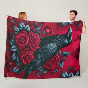 Cobertor De Velo Raven Song 60x80 Fleece Blanket