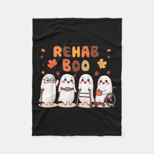Cobertor De Velo Reabilitação Boo Diversão de Halloween Fantasma Te