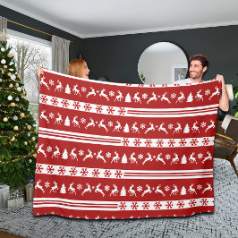 Cobertor De Velo Rebeldes Elegantes Linhas Flocos de Neve Grandes