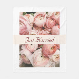 Cobertor De Velo Recem casados, Rosas Rosa, o amor está no ar
