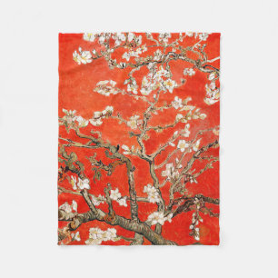 Cobertor De Velo Red Almond Blossoms Vincent Van Gogh