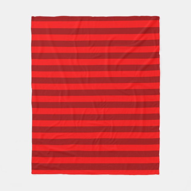 Cobertor De Velo Red and Maroon Stripes Design (Frente)