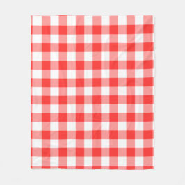 Cobertor De Velo Red Checkered Square Seamless Pattern 