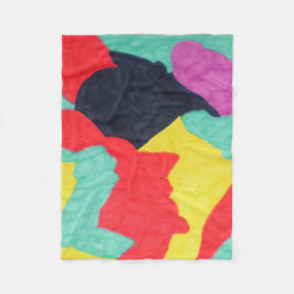 Cobertor De Velo Red Creatures Fleece Blanket