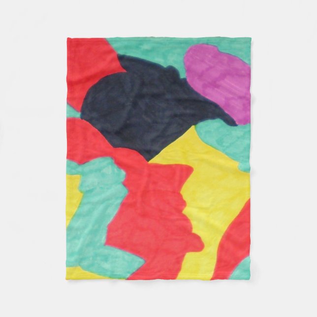 Cobertor De Velo Red Creatures Fleece Blanket (Frente)