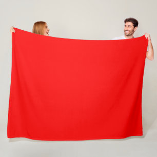 Cobertor De Velo Red Fleece Blanket