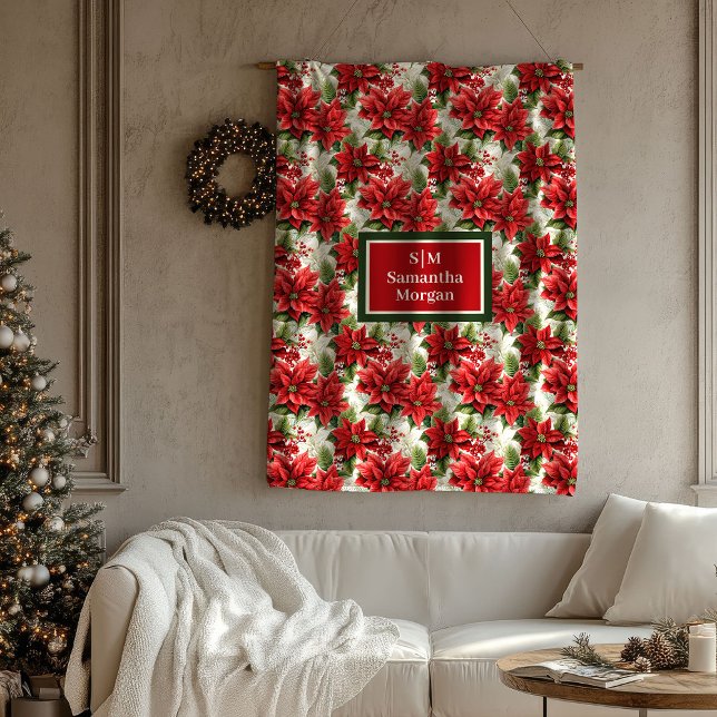 Cobertor De Velo Red Green Christmas Blanket Traditional Chic Gift (Red Green Christmas Blanket Traditional Chic Gift)
