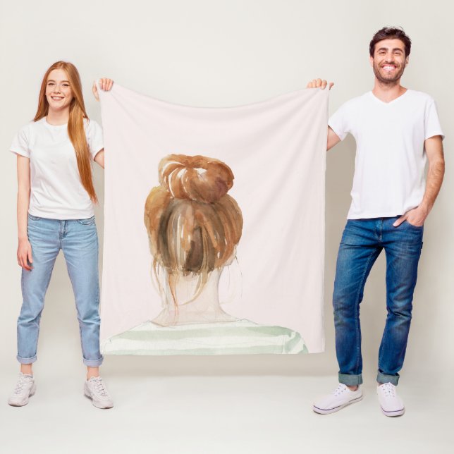 Cobertor De Velo Red Hair Top Knot (In Situ)