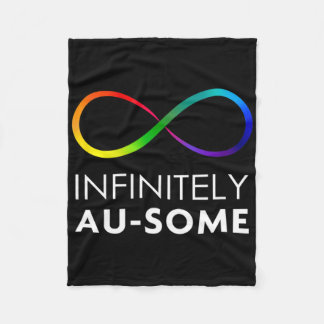 Cobertor De Velo Red Instead Autism - Infinitely Au-some Infinity 