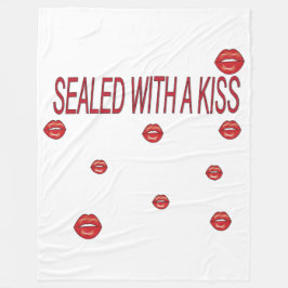 Cobertor De Velo red lips