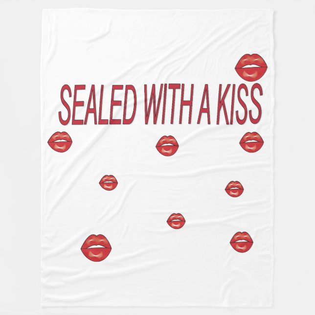 Cobertor De Velo red lips (Frente)