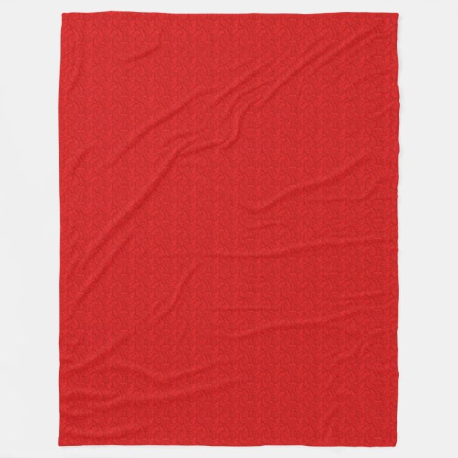 Cobertor De Velo Red Paisley (Frente)