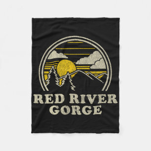Cobertor De Velo Red River Gorge Kentucky Ky Camiseta Vintage Camin