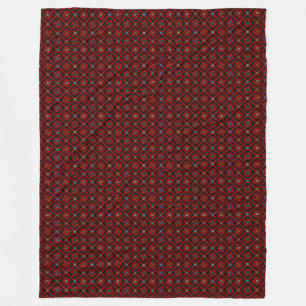Cobertor De Velo Red Tatreez Pattern