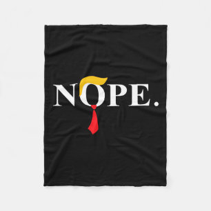 Cobertor De Velo Red Tie Trump Wig Funny Anti Trump Gift