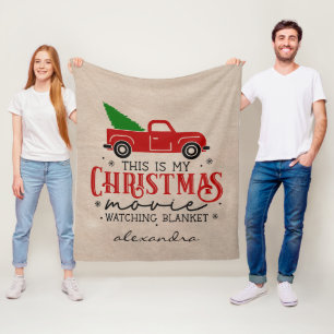 Cobertor De Velo Red Truck and Tree Christmas Movie Name