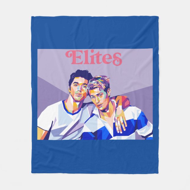 Cobertor De Velo "Red, White, Royal Blue Blanket: As Elites (Frente)