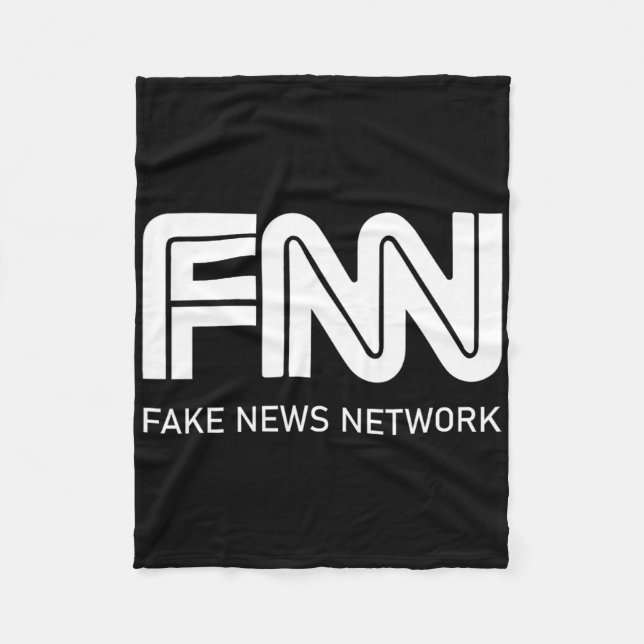 Cobertor De Velo Rede de Notícias Falsas Trump Fnn (Frente)
