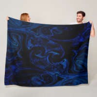 Redemoinho Preto Azul Abstrato Fumê Legal