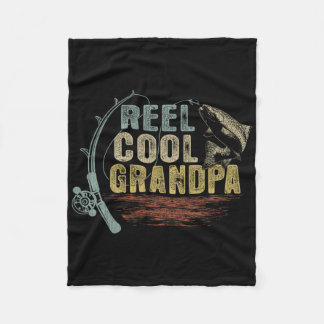 Cobertor De Velo Reel de Pesca Vintage Divertido Avô Legal 