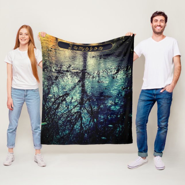 Cobertor De Velo Reflexões Personalizadas da Árvore de Primavera (In Situ)