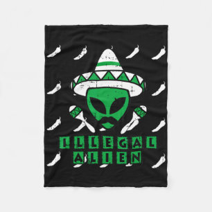 Cobertor De Velo Região Mexicana - Alienígena Ilegal Marciana - 51 
