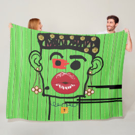 Cobertor De Velo Rei da Nigéria, FLEECE BLANKET!