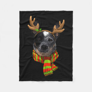 Cobertor De Velo Reindeado de Natal, Pet Dog Lover