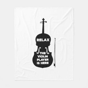 Cobertor De Velo Relaxe, o Jogador de Violino está aqui