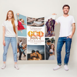 Cobertor De Velo Religious Christian Thanksgiving Faith Bible Quote