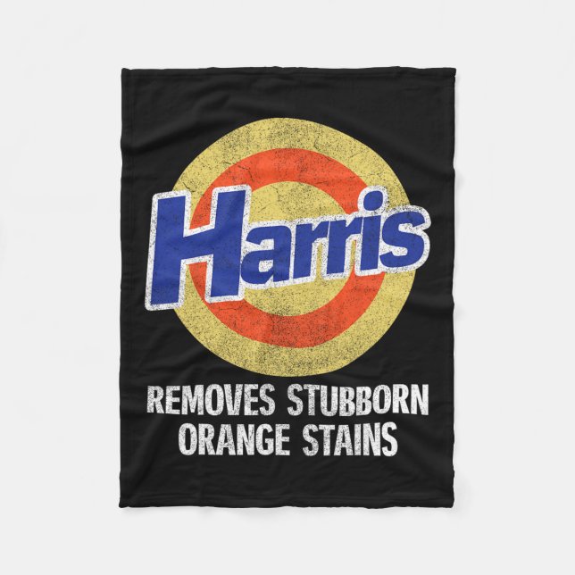 Cobertor De Velo Remove Stubborn Orange Stain Kamala Harris Primeir (Frente)