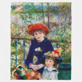 Cobertor De Velo Renoir's Mother and Child Fleece Blanket