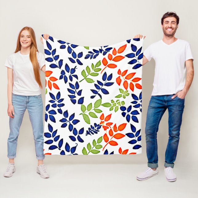 Cobertor De Velo Repetição de Folha Cromática (In Situ)