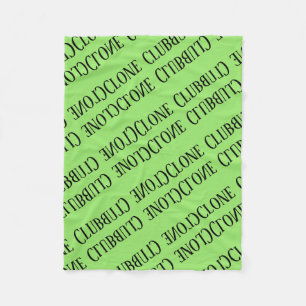 Cobertor De Velo Repetição preta órfão do teste padrão do espelho