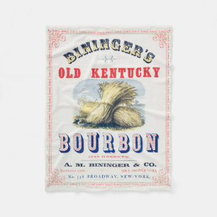 Cobertor De Velo Reserva de 1849 do velho Kentucky Bourbon de Binin