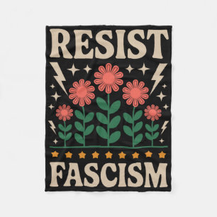 Cobertor De Velo Resista ao Fascismo Protesto Trump Anti Trump 