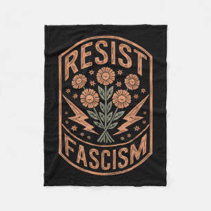 Cobertor De Velo Resistência ao fascismo Protesto Trump Anti Trump