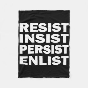 Cobertor De Velo Resistência Insistir Insistir em Insistir Insistir