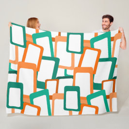 Cobertor De Velo Retângulos Modernos do Século médio